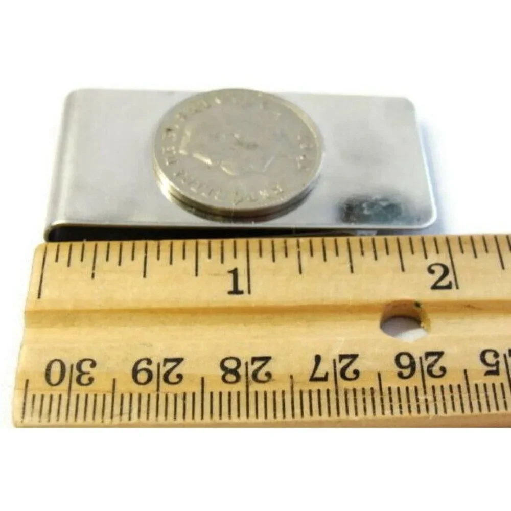 1967 5 Centavos El Salvador Money Clip Stainless Steel Wallet Cash Holder Silver